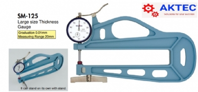 Đồng hồ đo độ dày Teclock (Dial Thickness Gauge) Model SM-125