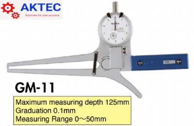 Thước cặp ngoài TECLOCK GM-11 (0～50mm/0.1mm)